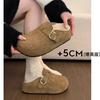 Thick-soled Velvet Birkenstocks, Bag Head, Fluffy Half Slippers, and New Autumn and Winter Cotton Slippers.