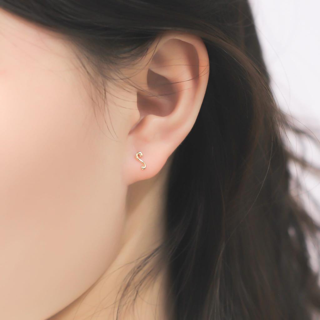 ESTELLE [Official] Women's Earrings, 10K Yellow Gold, 0202-3260-0019-0000