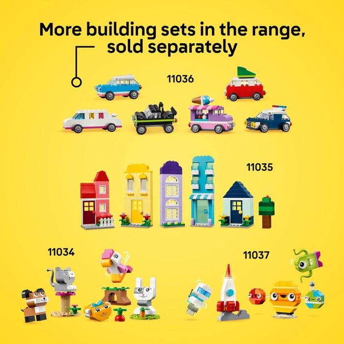 LEGO Classic Vibrant Creative Brick Box Building Toy - Ages 4+ - 11038 Multicolor