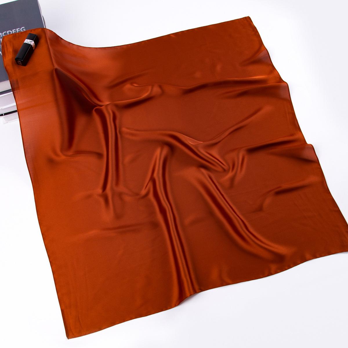 

Квадратный шелковый платок 70*70 см для женщин, модный женский атласный платок на шею, повязка для волос, бандана, женский фуляр, пляжные палантины, хиджаб, парео