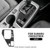 Real Soft Carbon Fiber Central Control Cup Panel Sticker For Subaru Crosstrek 2024 For Impreza 2024 Cover RHD LHD Interior Trim