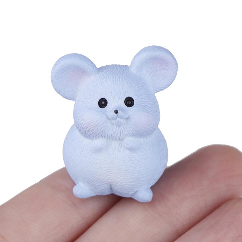 1PC Miniature 12 Zodiac Resin Doll Figurines Crafts Realistic Animals For Micro Landscape Scene Decoration DIY Accessories