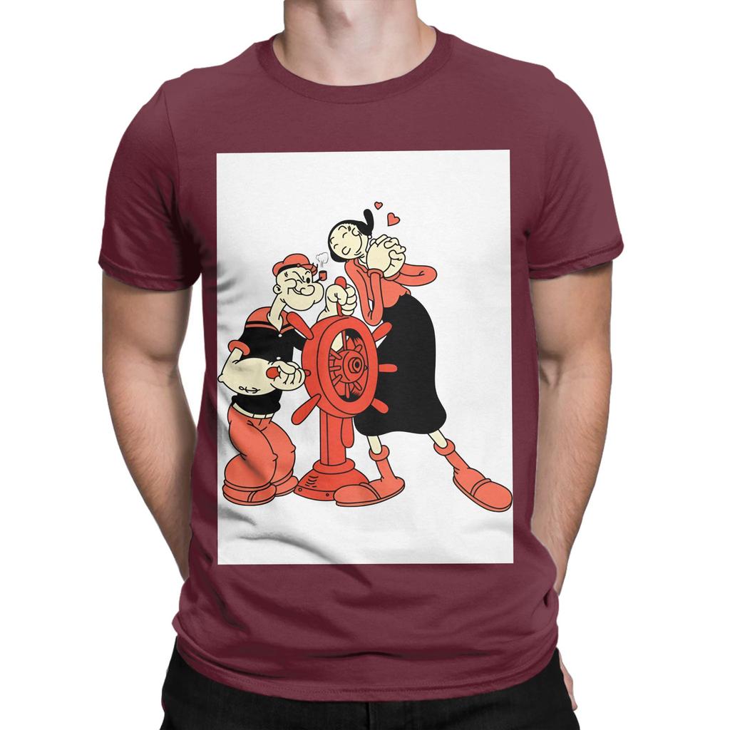 Ppopeye Olive Oyl Funny 100 Cotton Tshirt Ppopeye Tops Tees For Unisex