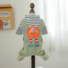 PETCIRCLE Pet Circle Dog Quad Pet Clothing Clothing Corduroy Good Friends Overalls Collection