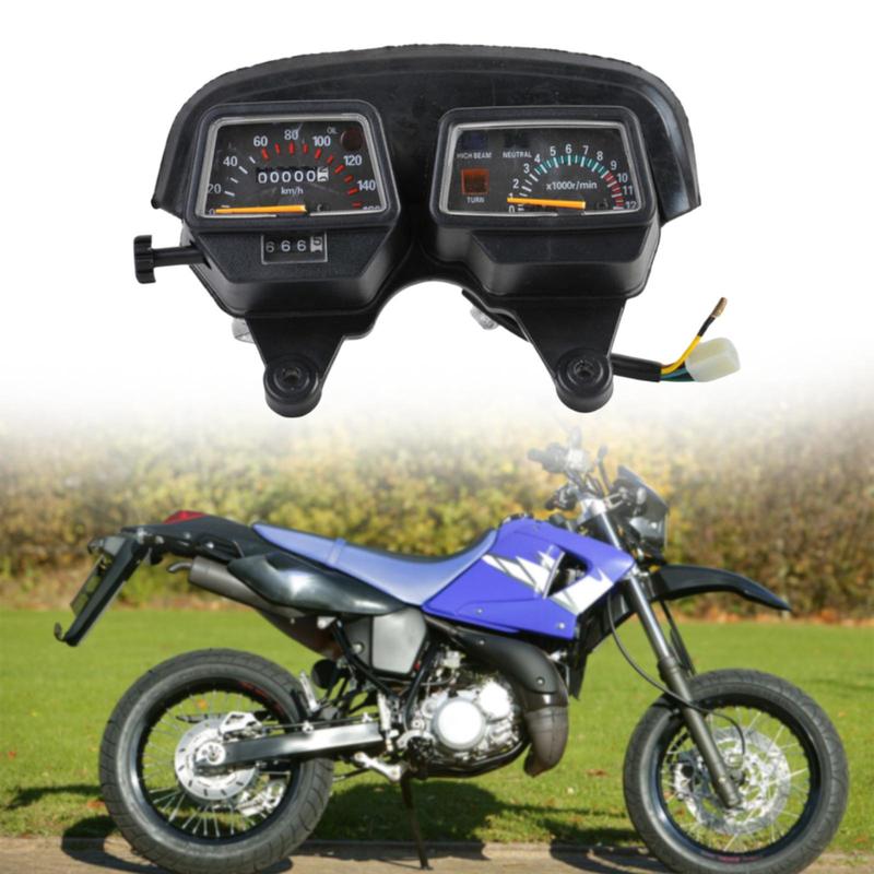 Motorcycle Gauge Cluster Speedometer Tachometer High Performance Replacement Sturdy Professional Accessories for DT125