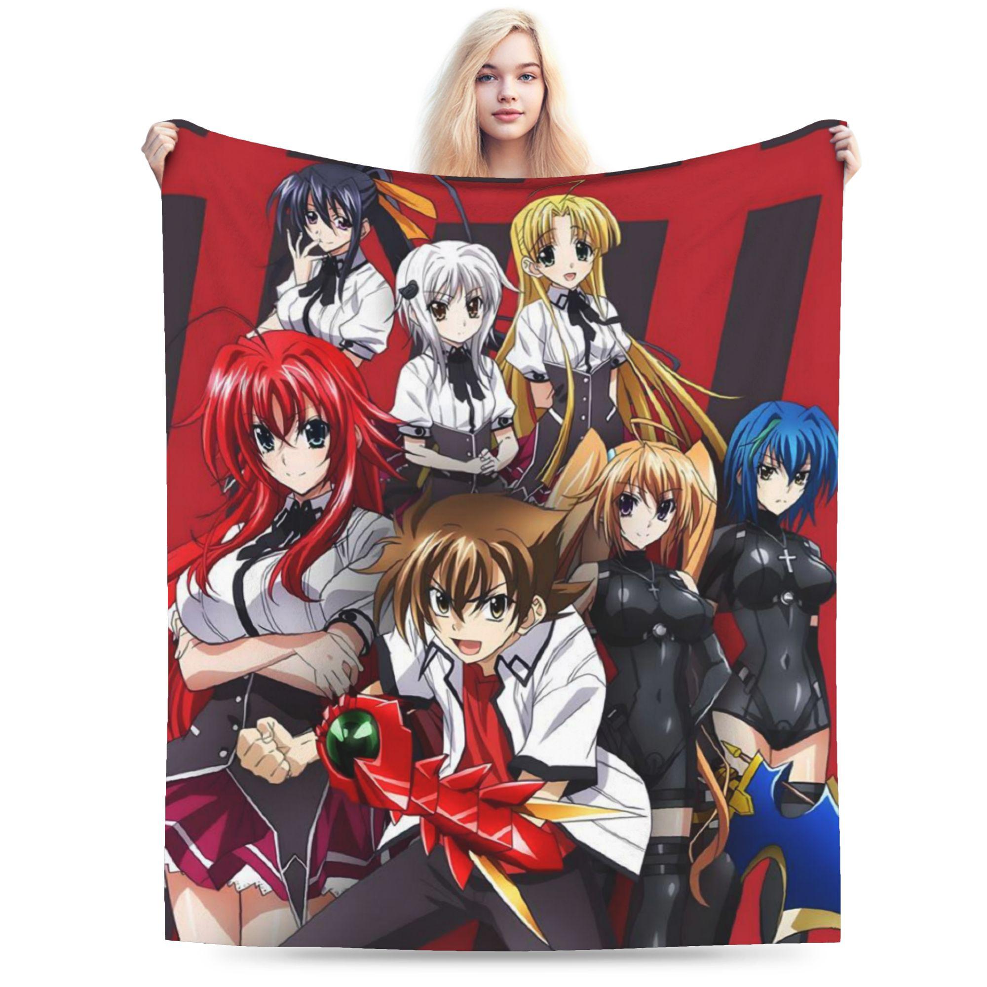

High School DxD Rias Gremory Accessories Blanket Super Soft Warm Throw Blankets for Couch 50x60 Inches Multi-size Bedspread 75x90cm