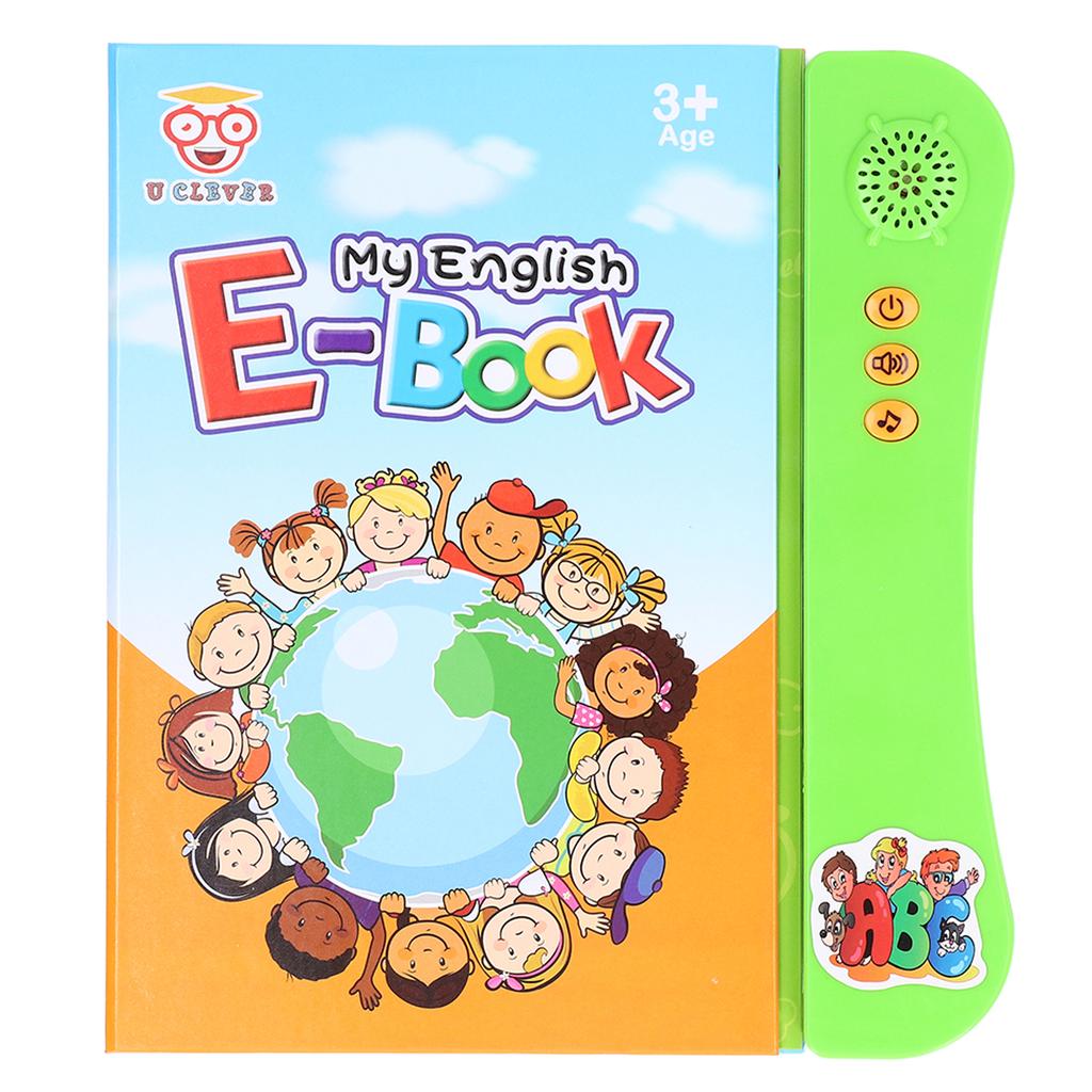 ABC Sound Book Educational Toy Finger Press Intelligent English Learn Sound Book for 3+ Years