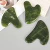Helu Jade Gua Sha Tool Xiuyan Jade Heart-shape Massager Neck Massage Guasha Beauty Product Skin Care health Tool