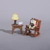Japanese Frog Reading Rocking Chair Ornament - Cute Desk Decompression Gift Craft