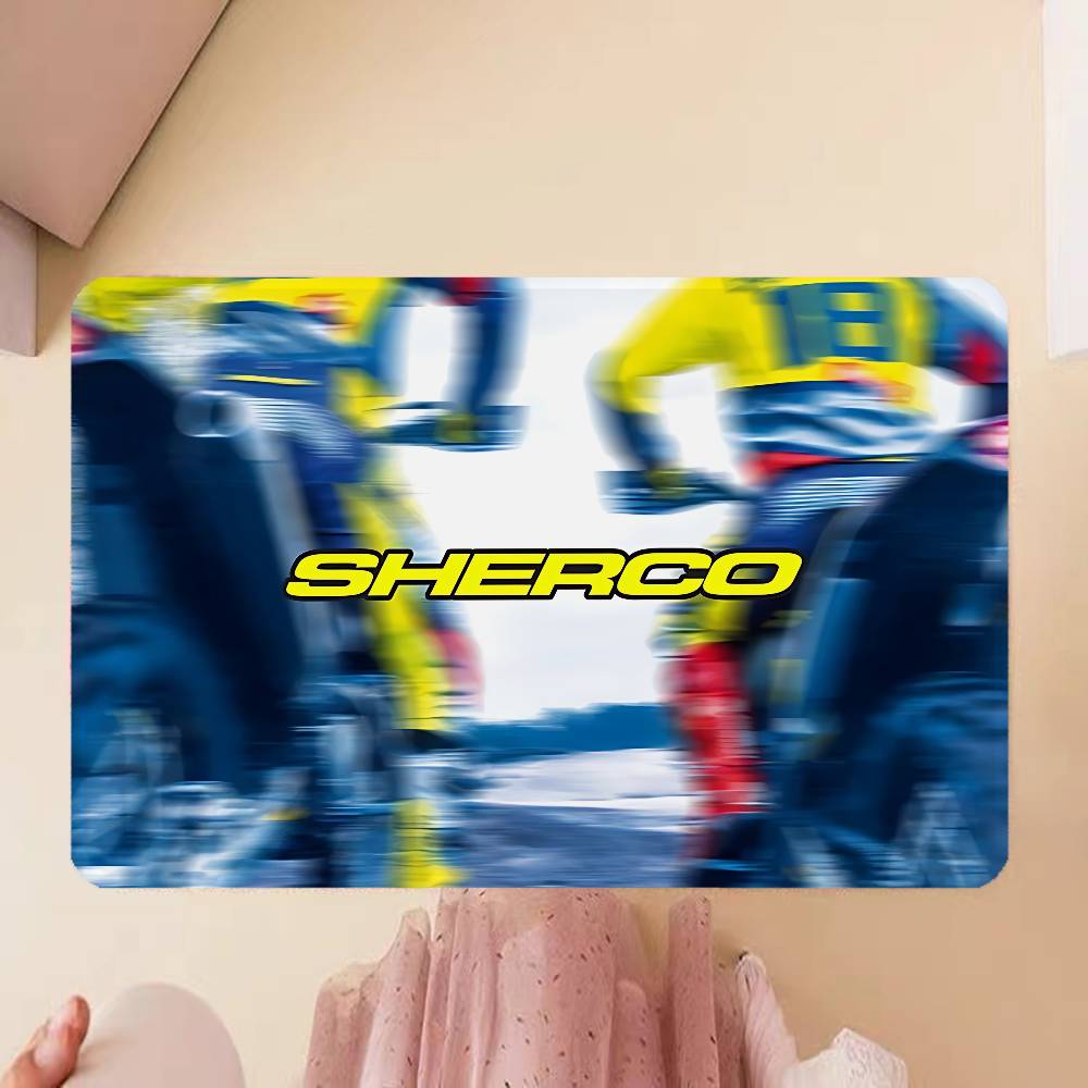 S-Sherco LOGO Kitchen Mat Cheaper Anti-slip Modern Living Room Balcony Printed Modern Home Decor