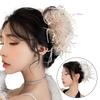 Hair Claw Clip Feather Theme Hair Claw Clamp Lovely 1920s Hair Holder Barrettes Strong Hold Hairpin for Girls