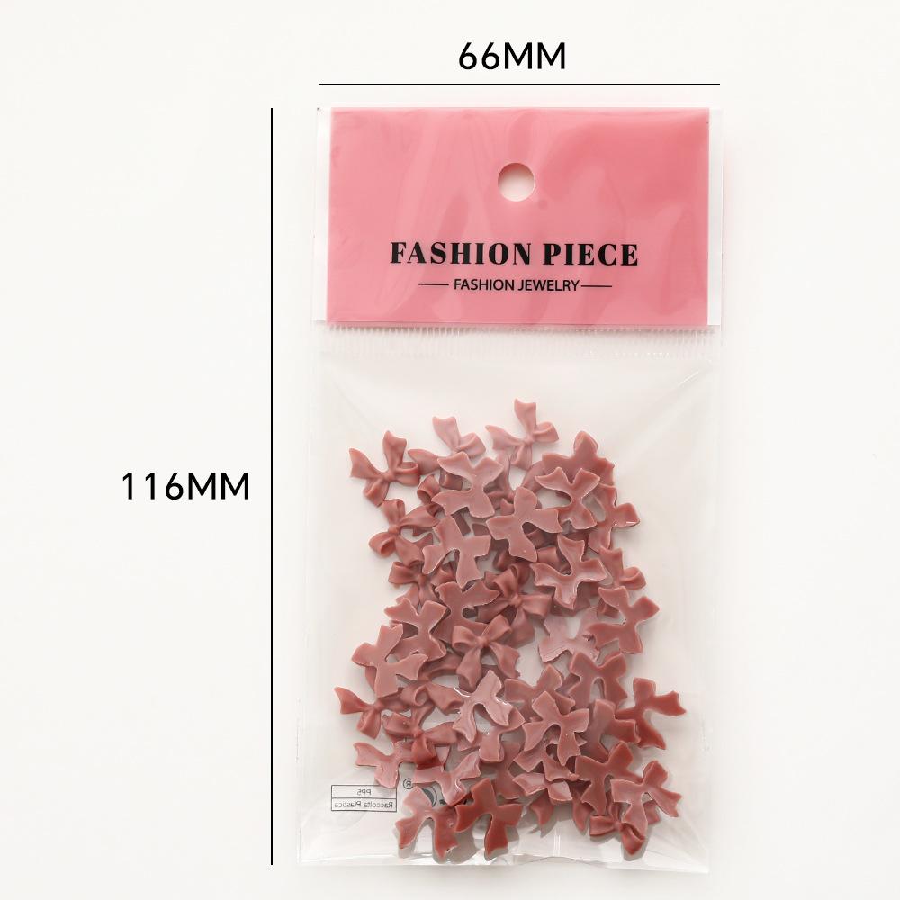 Internet Celebrity Hot Bow Nail Accessories Japanese Sweet Simple Three-dimensional Ribbon DIY