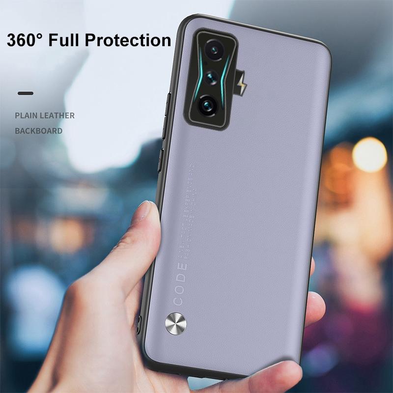 Luxury PU Leather Case For Xiaomi Poco F3 F4 GT Cover Business Silicone Phone Case For Redmi K40 K50 Gaming K40 Pro Plus K40S