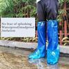 High Top Design Shoe Covers Disposable Water Resistant Boot Covers Overshoes Shoe Protectors Thickened Rain Shoes