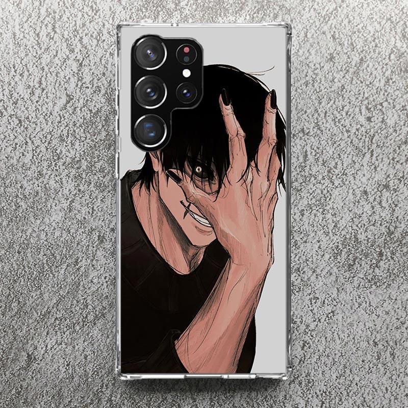 Kaisen J-Jujutsu Fushiguro Toji Print Soft Case for Samsung Galaxy S25 Edge S24 S23 S22 Ultra S21 Plus S20 FE Phone Shell S10 +