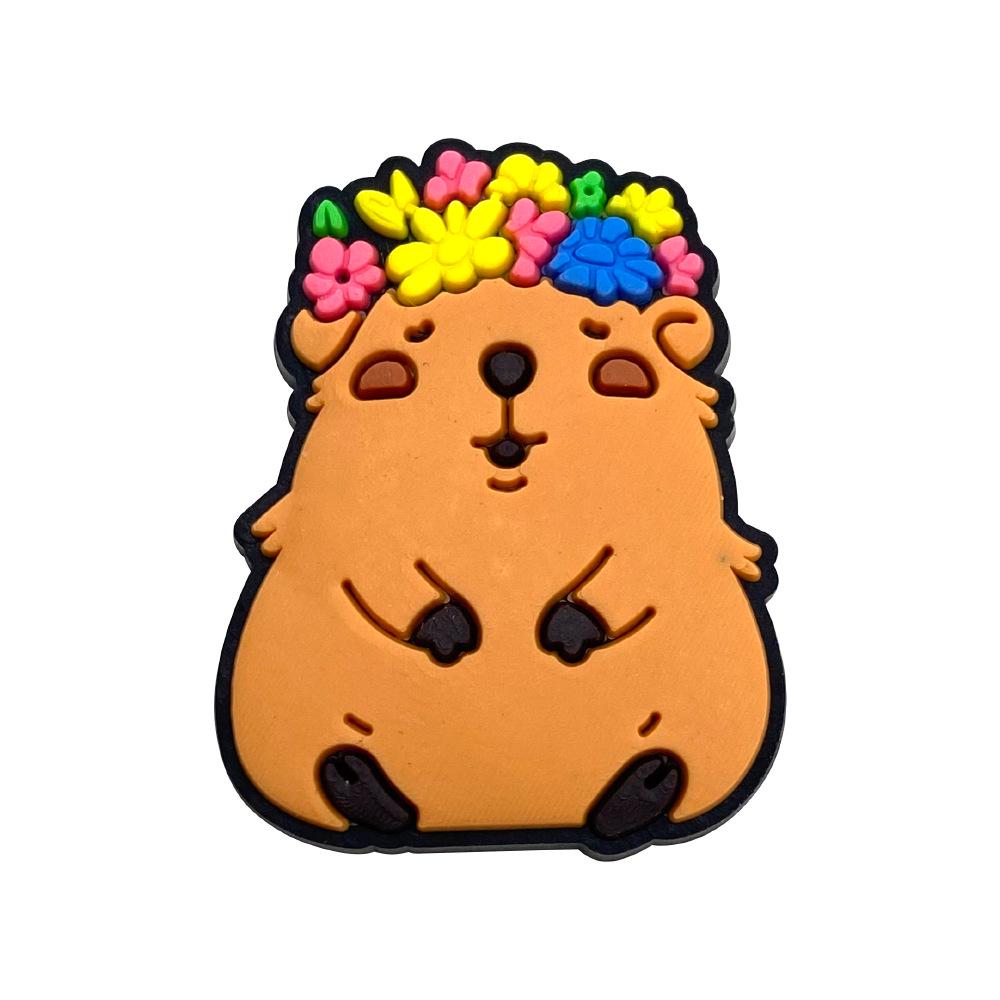 Capybara Hole PVC Soft Rubber Shoe Charms - Creative Shoe Decorations & Accessories
