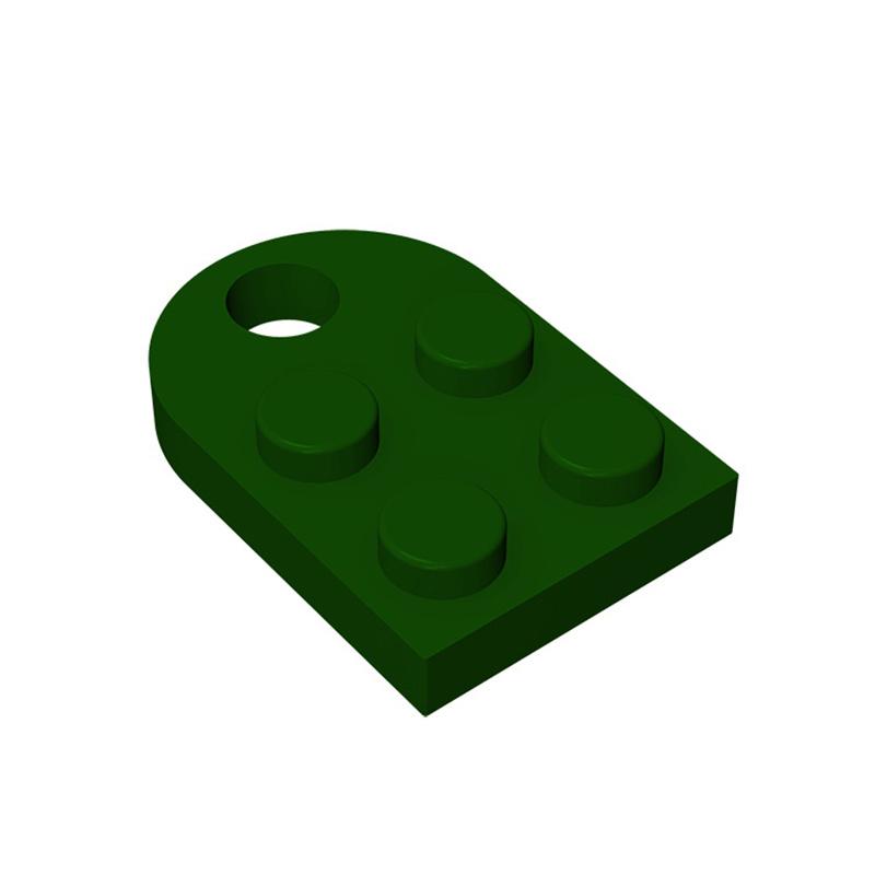 50PCS 3176 Plate Modified 2 x 3 with Hole Bricks Toys For Technical MOC Buildings Blocks Compatible High-Tech Gift