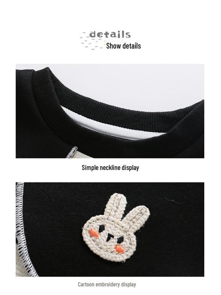 Set pentru fete Bluză cu guler de păpușă în dungi și pantaloni cu buline - Modă Primăvară/Toamnă 2025 pentru copii mici/mijlocii