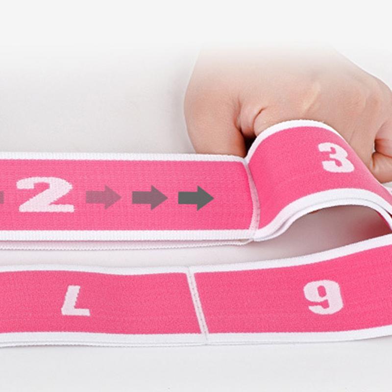 Pásek na jógu stahovací pás Polyester Latex Elastická protahovací guma pro latinské tance Jóga Pilates GYM Fitness Cvičení Gumy