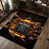Jack Daniel's Whiskey  Carpet Office Decorative Carpet For Living Room Bedroom Door Mat Floor Rug Computer Chair Area Rug