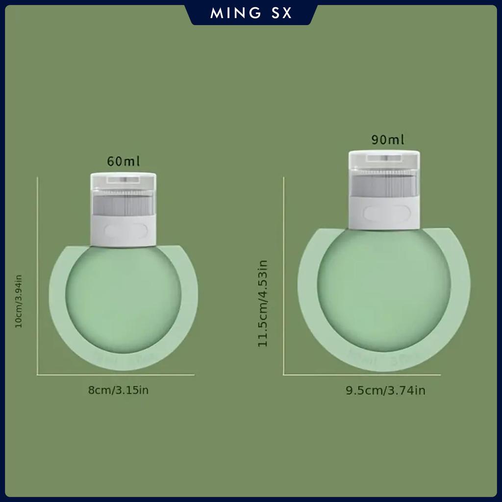 3PCS Travel Bottles for Toiletrie Shampoo Refillable Container Liquid Outdoor Accessories for Cometic Shampoo and Lotion Soap