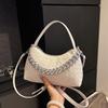 Premium small bag women's new woven chain hand bag versatile shoulder messenger bag