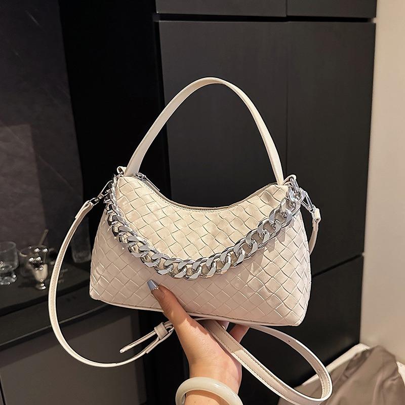 Premium small bag women's new woven chain hand bag versatile shoulder messenger bag