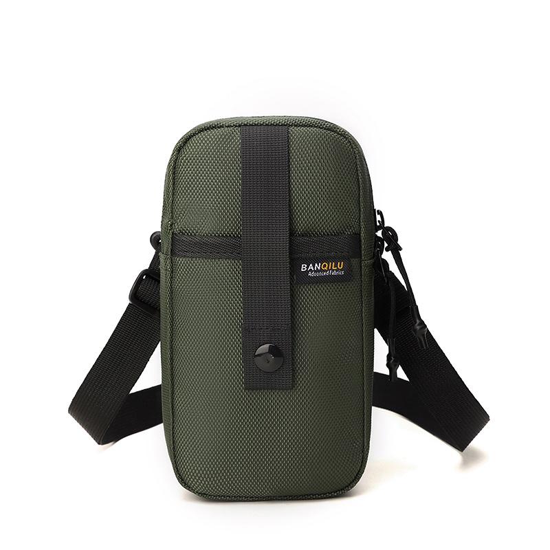 Outdoor Sports Mobile Phone Key Small Bag Men's New Multi-pocket Single Shoulder Crossbody Convenient Mini Vertical Small Backpack