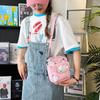 Cinnamoroll Hello Kitty Kuromi Canvas Umhängetasche mit Nähten für den täglichen Gebrauch