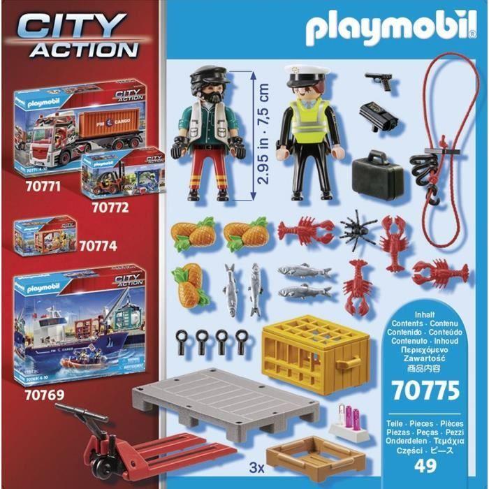 PLAYMOBIL - 70775 - Ouvrier Et Douanière - Multicolore - A Partir De 4 Ans