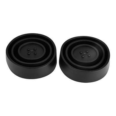 2 Stück Universal Abgedichteter Gummi Auto LED Scheinwerfer Staubabdeckung Gehäuse Dichtkappe 95mm Schwarz TypE C