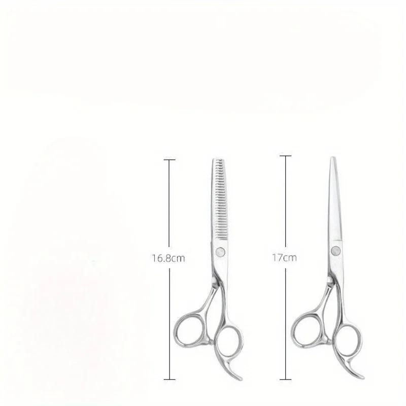 Professional Barber Scissors Accessories Shop 6 Inch Hairdressing Hair Haircut Cutting Thinning Tools Salon
