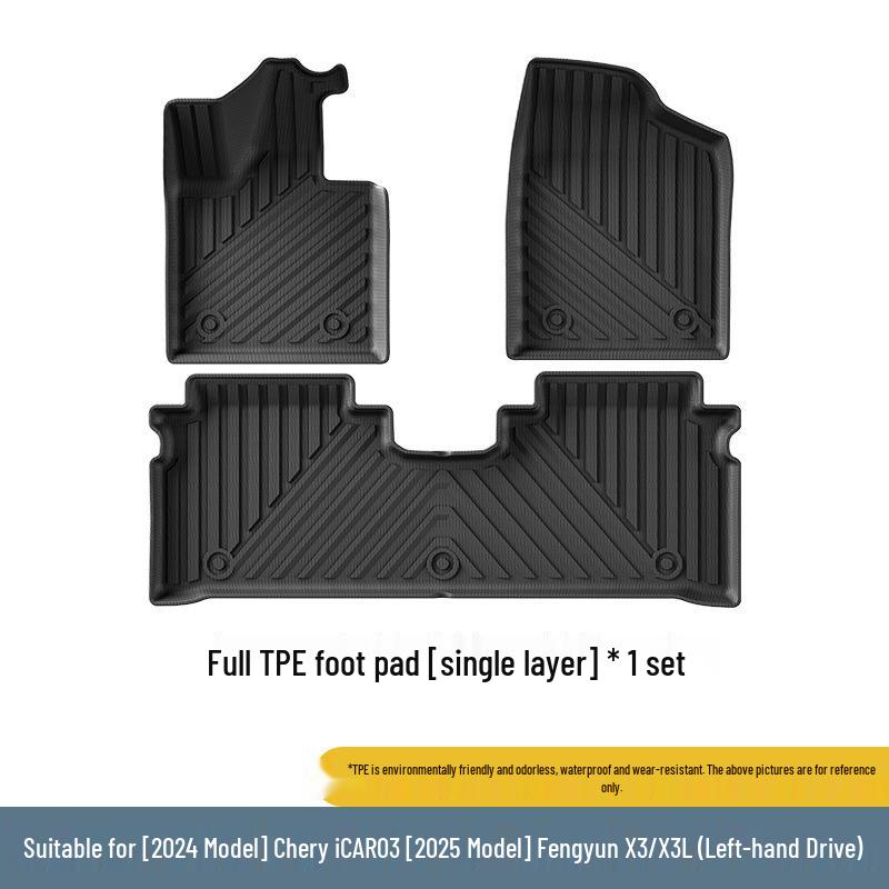 24 Chery ICAR03/JAECOO J6 TPE Floor Mats & Trunk Mats