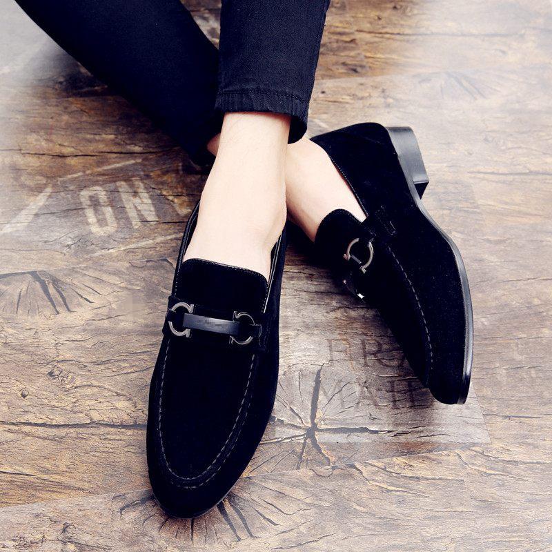High Quality Social Leather Shoes Men Retro Office Business Leather Shoes Male Classic Men's Dress Shoes Loafers Man