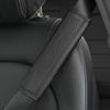 1PC Car Accessories Seat Belt PU Leather Safety Belt Shoulder Cover Breathable Protection Seat Belt Padding Pad Auto Interior