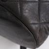 Chanel Matelasse Backpack Daypack A10177 ChainBackpack COCO Mark Black Lambskin Women Used