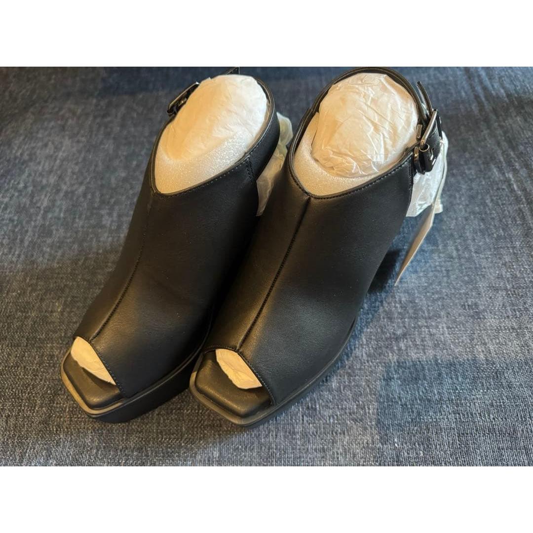 [New] AZUL by moussy sandals black M/L