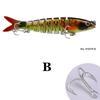 New Lure Multi Section Bait 19g Lure Plastic Bait Multi Section Fish Hard Bait