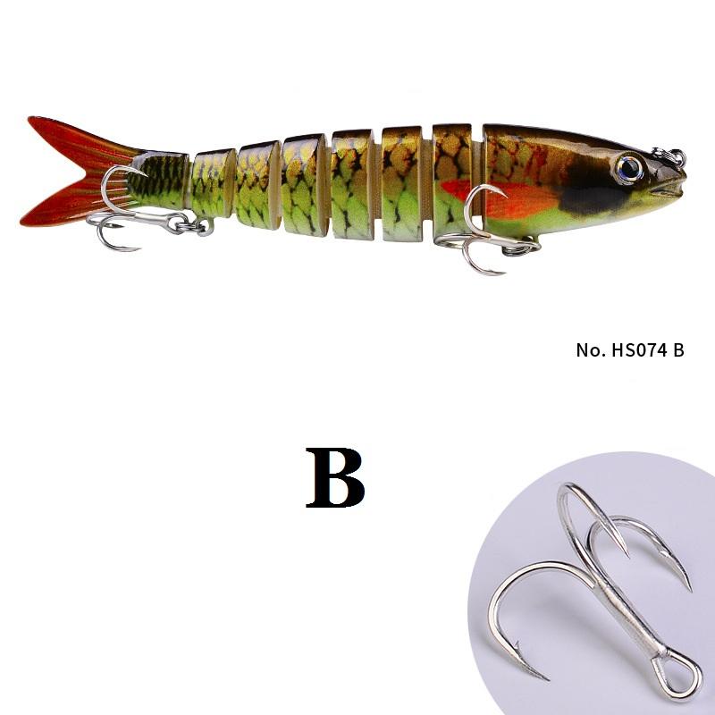 New Lure Multi Section Bait 19g Lure Plastic Bait Multi Section Fish Hard Bait