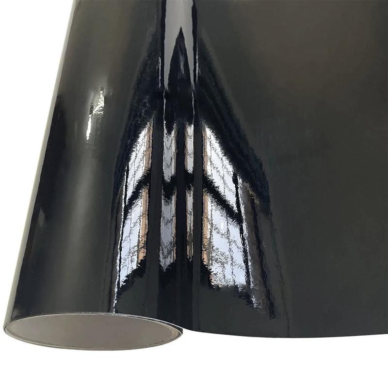 1Pc 10*100cm Car Body Stickers,Matte Glossy Black Protective Film,Car Body Sticker Wrapping Foil,Decorative Sticker Accessories