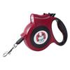 Guinzaglio per animali domestici auto-avvolgente da 5 m con manico antiscivolo, torcia a LED e motivo cartone animato, guinzaglio da passeggio per animali domestici, cuccioli e gatti, forniture per animali domestici
