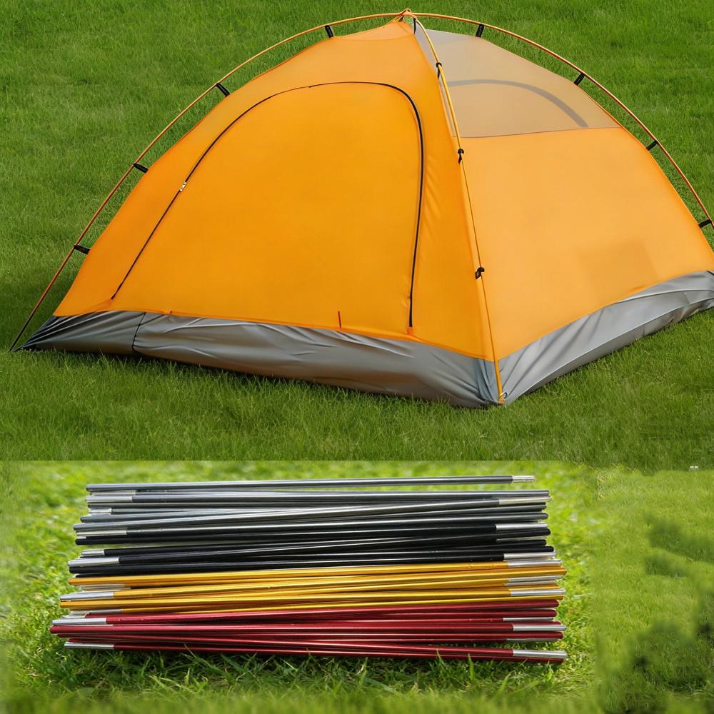 Tragbare Leichte Langlebige Aluminiumlegierung Zeltstange Ersatz Camping Outdoor Wandern Rucksackreisen Zelt Stützstangen