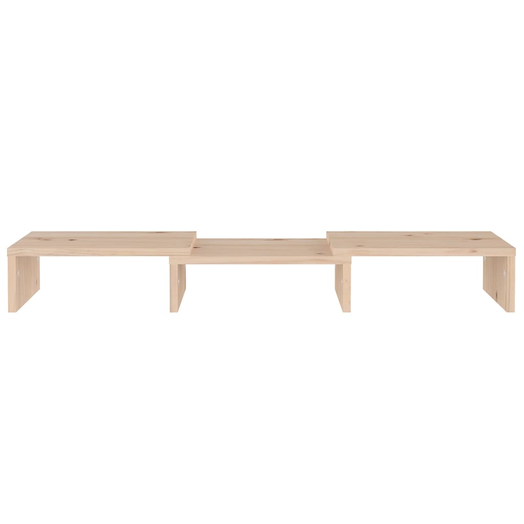 Monitor Stand 60 X 24 X 10.5 Cm Solid Pine Wood