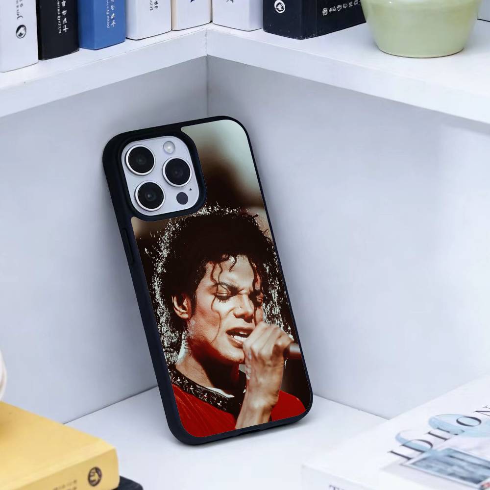 Singer Michael J-Jackson  Phone Case For iPhone 14,16,15,13,17,12,Plus,Pro,Max Magnetic For Magsafe Frosted Cover