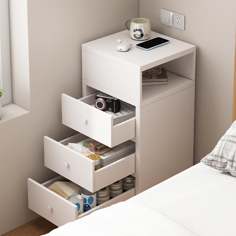 Modern Bedroom Simple Ultra-narrow Bedside Table Simple Storage Cabinet Household Bedside Shelf Nightstand Small Cabinet