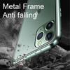 Doppelseitige magnetische Adsorption Metallstoßstange Glas Hülle für IPhone 11 13 14 15 Pro Max 12 XS XR X Plus IPhone11 Magnet Hülle