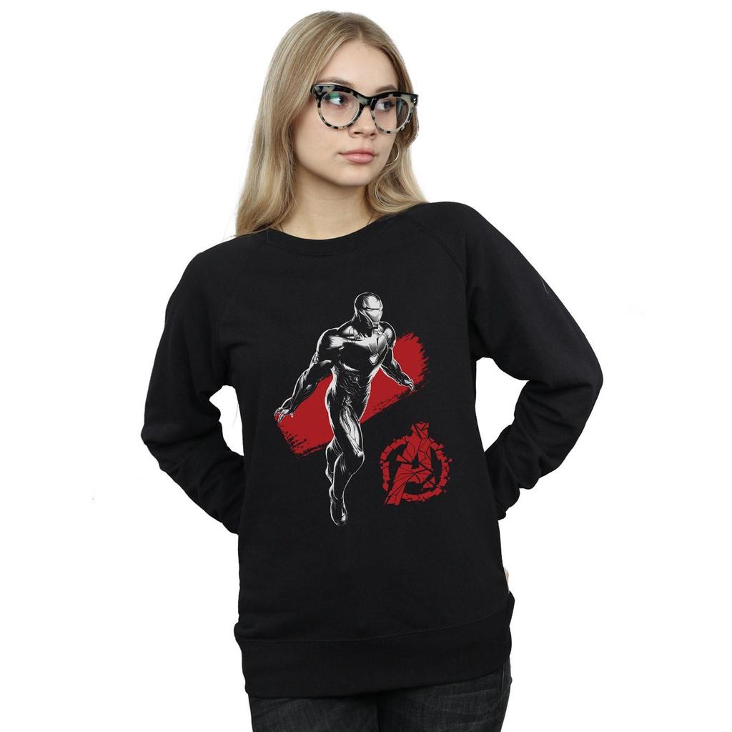 Marvel Womens/Ladies Avengers Endgame Mono Iron Man Sweatshirt