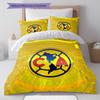 Club America Pattern Bedding,Quilt Set Quilt Cover Pillowcase Home Birthday Gift(1 * Duvet Cover + 2 * Pillowcase, Without Core)