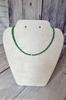Handmade Beaded Choker with Star Pendant – Green Necklace
