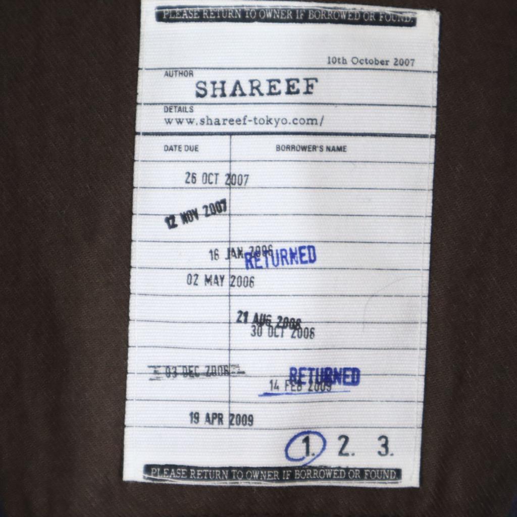 SHAREEF Made In Japan Stainless Collar Coat 1 Navy Men's Used